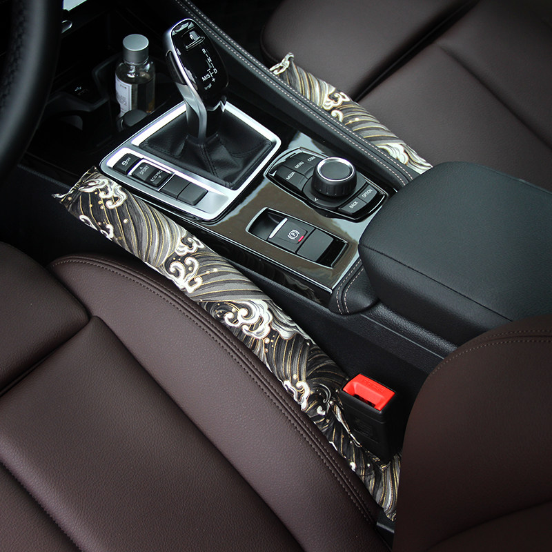 Japan JDM retrofit car seat edge clip slit anti-leak sebar creatively slit stopper strip interior trim pair-Taobao