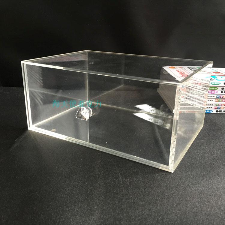 Acrylic transparent drawer-type containing box spectacle frame Cosmetic Face Cream Amount tape lipstick Red Tabletop containing box