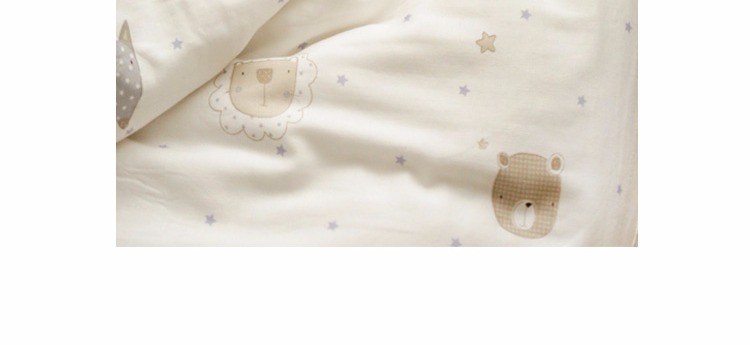 sợi đôi đầy sao mảnh giường vẽ tay bằng vải cotton doanh nghiệp gối chăn giường vật sư tử - Khăn trải giường ra giường