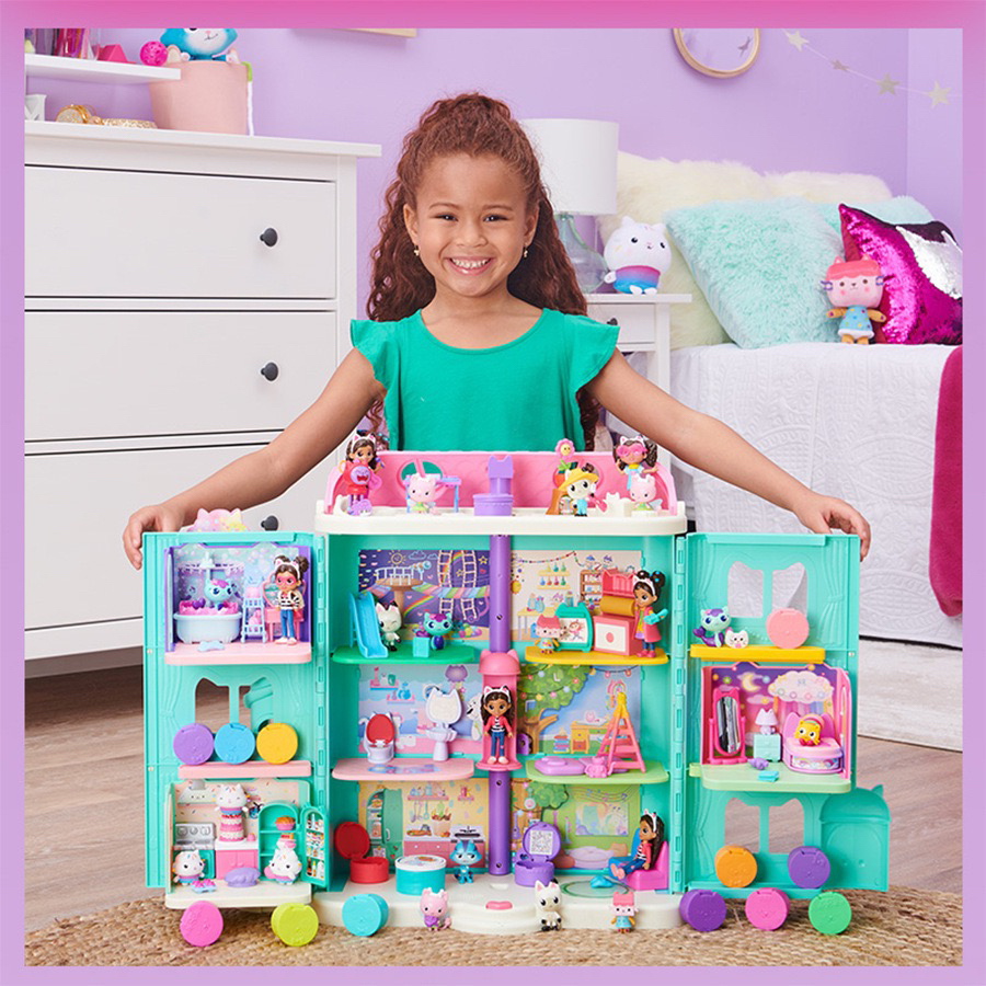 ギャビーのドールハウス ごっこ遊び おもちゃ 子供 女の子 誕生日プレゼント ミニハウスシーン 知育玩具