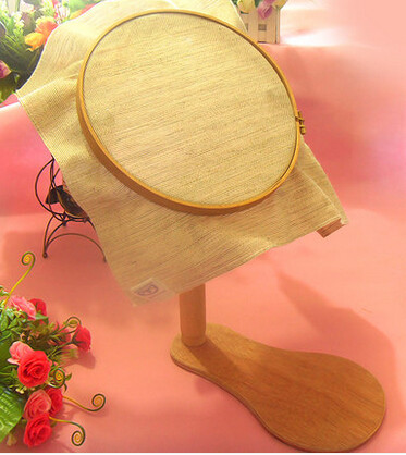 2020 New Arrival 24cm Diameter Desktop Solid Wood Embroidery Stand Embroidery Frame Embroidery Cross Stitch Stand Height Adjustable