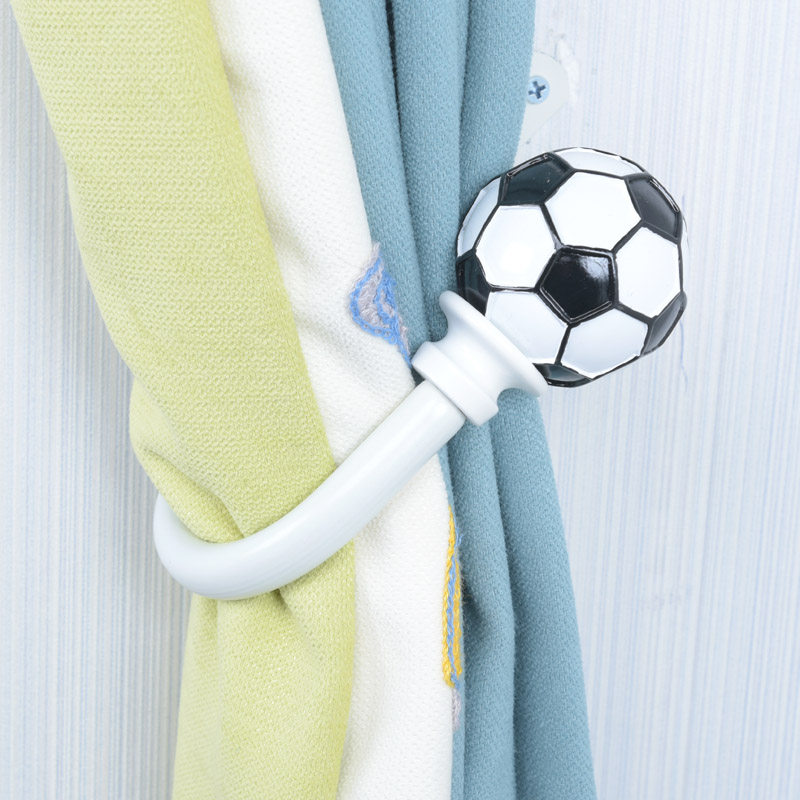 Curtain Wall Hook Wall Hook European Metal Curtain Wall Hook Hook Base Simple U-shaped Wall Hook Wall Hanging Curtain Accessories