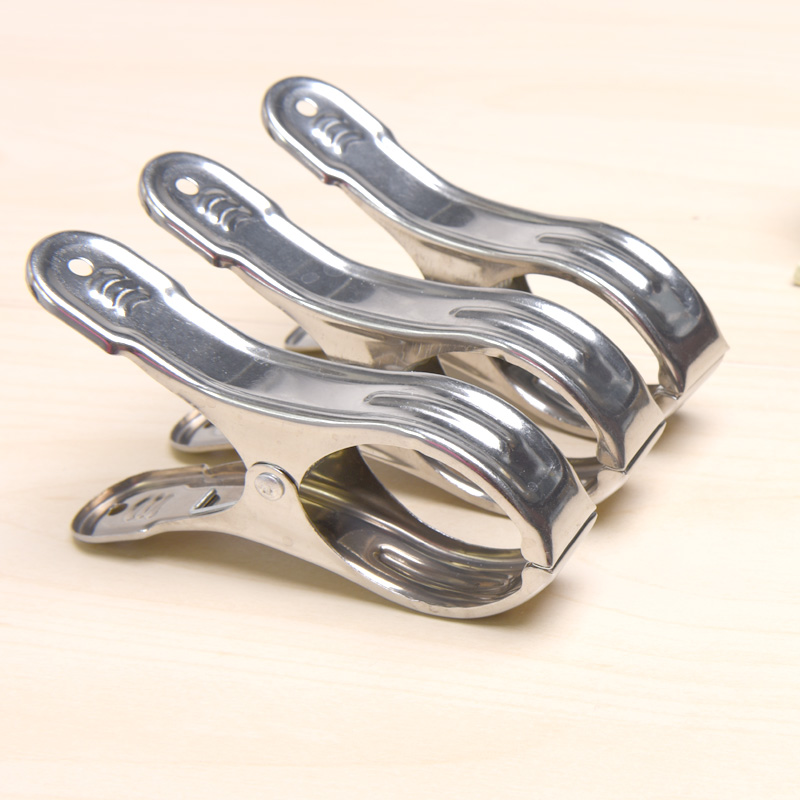 304 stainless steel to be clamped by clip forked windproof clip for drying clip clothes clip stainless steel  