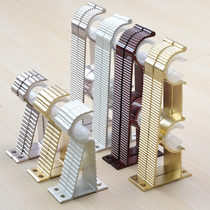 Roman rod bracket aluminum alloy Roman rod bracket base double support Roman rod bracket double thickened bracket