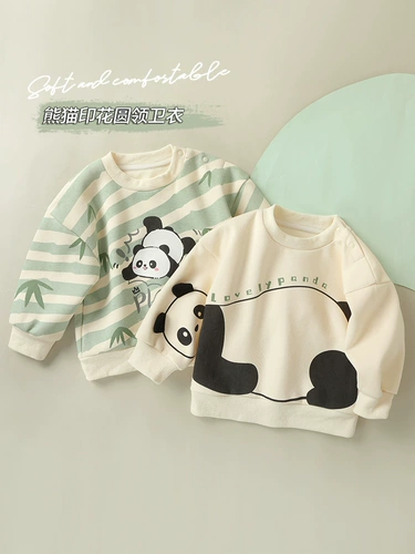 Магазин товаров Детская одежда, повседневные толстовки с круглым вырезом, осенняя одежда, супер приятная весна и осень, детские топы для мальчиков и девочек, верхняя одежда