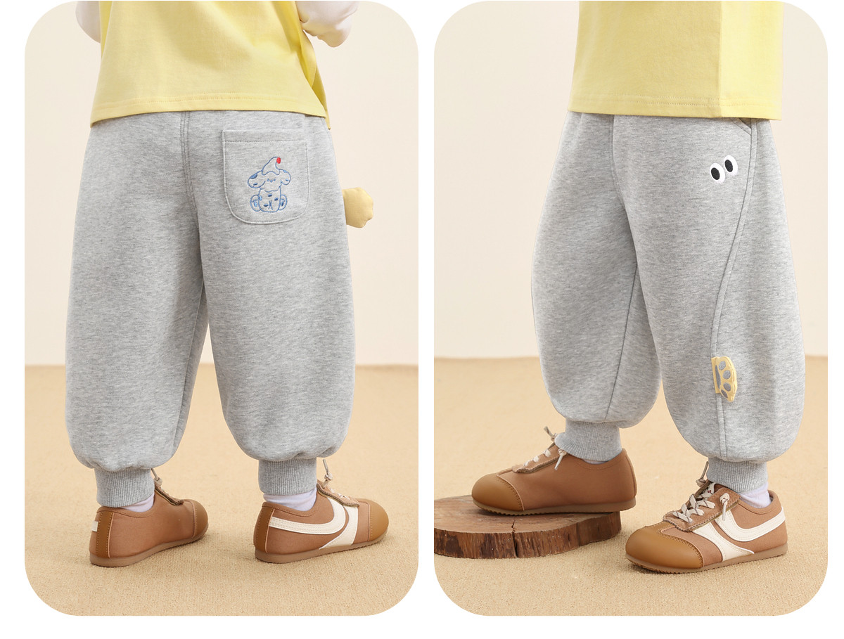 Kaka Panda Boys' Pants Autumn Outfit Children's Spring and Autumn Cartoon Casual Sweatpants Baby Girls New Style Long Pants — 28