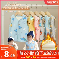 Детский комбинезон, удерживающий тепло демисезонный жилет, детская флисовая майка топ для мальчиков, пуховик для раннего возраста