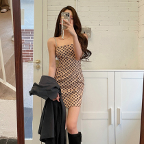 Beach dress female Thailand Sanya seaside vacation travel photo clothes travel Super fairy temperament suspender dress summer