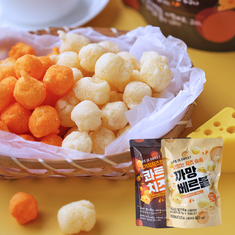 H Linent to sell South Korea to import a certain brand with a strong light cheese Cheese Cheese Ball Net Red Puffed Snack Casual Food