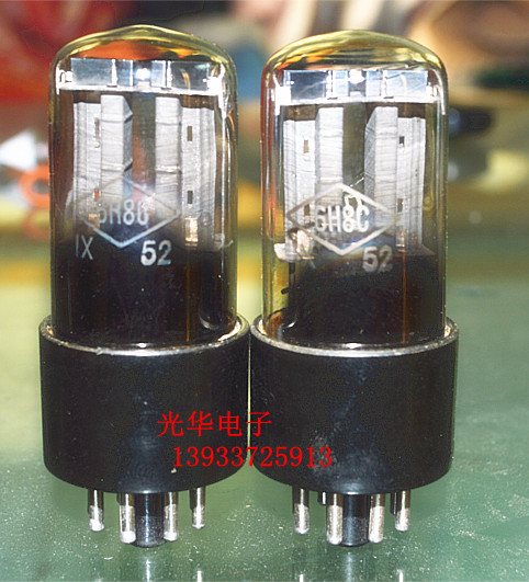 The early 58 59th generation 6H8C tube upgraded 6N8P 6H8C 6SN7