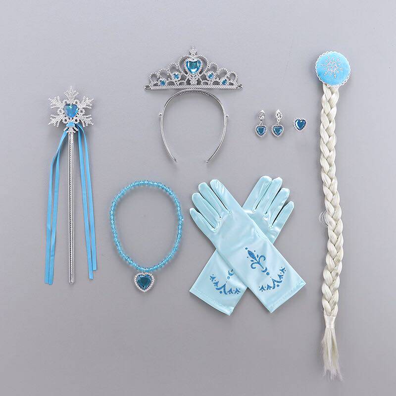 7 pieces of ice and snow Chienties Princess Aisha with accessories.