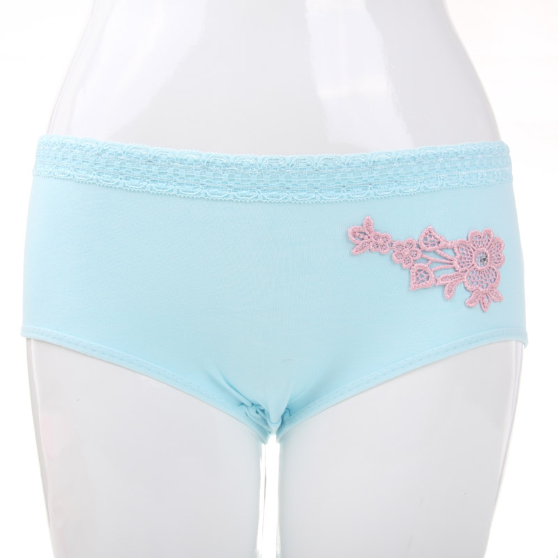 Fu Nilai Bà Lan Jing Modal Fashion Boxer 6420 Còn lại M Đặc biệt Hai 9,9 Yuan quần lót nữ trung niên