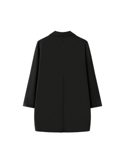 艾格防晒衣雪纺小西装女夏季白色西服垂感上衣休闲外套薄款空调衫