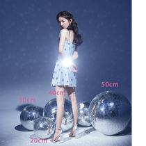 20cm mirror ball laser ball photo props photo photography ornaments decorative glass ball reflection ball reflective ball