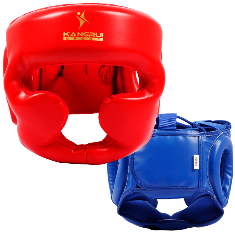 Tianquan boxing helmet Sanda protective helmet Protective gear Full protection Adult protective headgear Children's boxing boxing helmet set