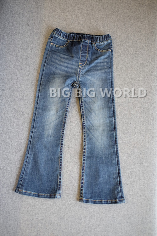 BBW 宝宝 bé gái denim bùng quần mùa thu 2016 trẻ em mới xu hướng retro Hàn Quốc.