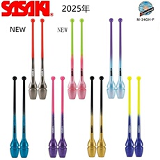 Гимнастический инвентарь 21年新色正品jp版sasaki专业艺术体操棒40.5cm渐变色m34jkghf包邮