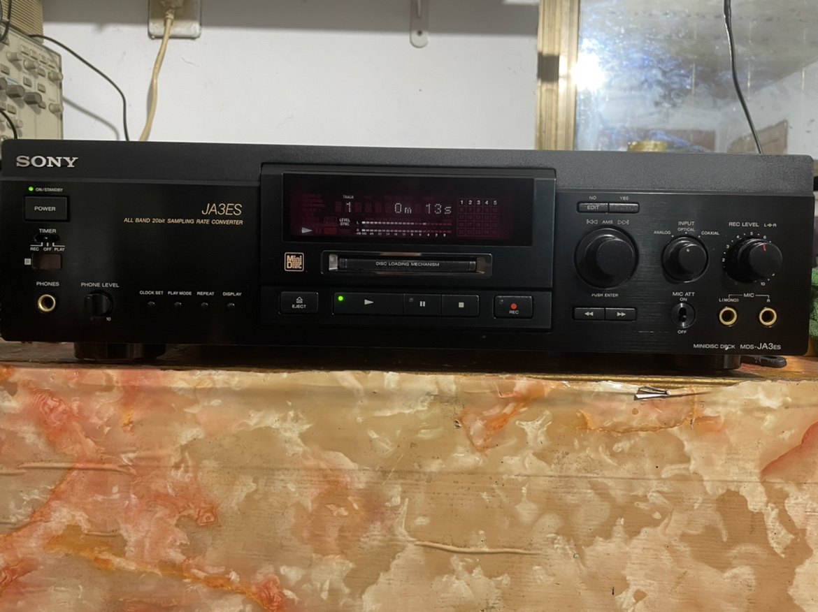 Original fit 100V MDS JA3ES desktop MD machine to burn level