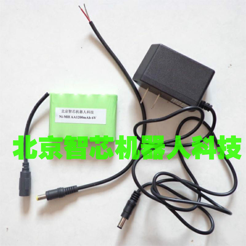 镍氢充电电池 6V 1200MAH 大容量充电电池组 小车电源  含充电器