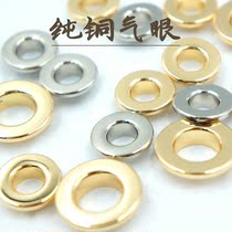 Naughty High Quality Pure Copper gas Eye button Buttoned chicken Eye hollow rivet gilded and tool-free bucket bag satchel