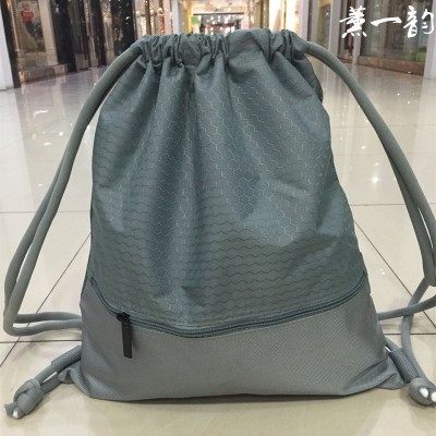 Custom bundle bag drawstring back bag men's and women's outdoor basketball bag waterproof light shoes bag sports bag group purchase