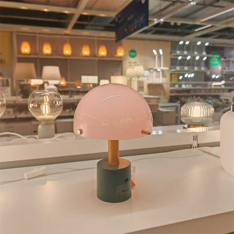 Ikea New Product Nordmaus Pink Mushroom Lamp Decorative Table Lamp 26cm Dark Gray Green Portable Lamp Ikea New Product Nordmaus Pink Mushroom Lamp Decorative Table Lamp 26cm Dark Gray Green Portable Lamp
