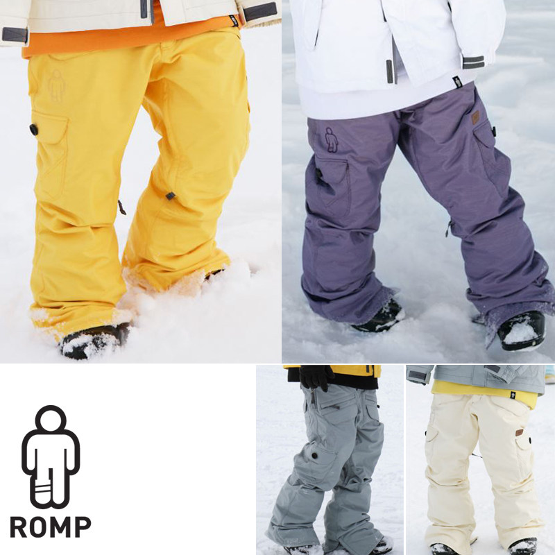 Korean ROMP Veneer Ski Pants Waterproof Special Price Warm Male female section Korean version