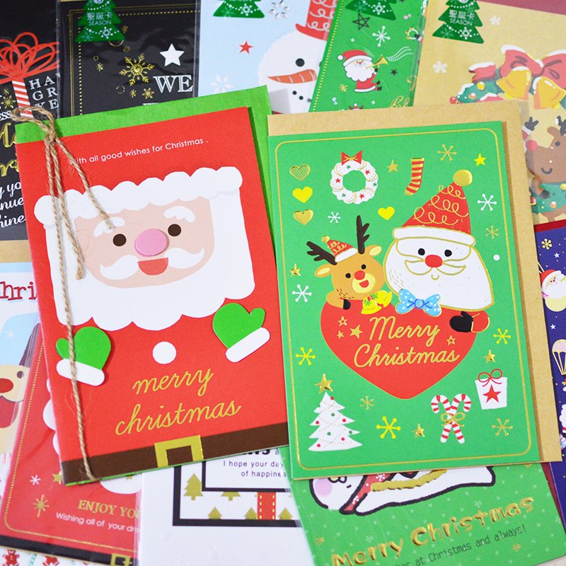 Blizzier Sunflower Christmas Novelty Greeting Cards Many Christmas Old People Celebrating Xmas Blessings Many Optional