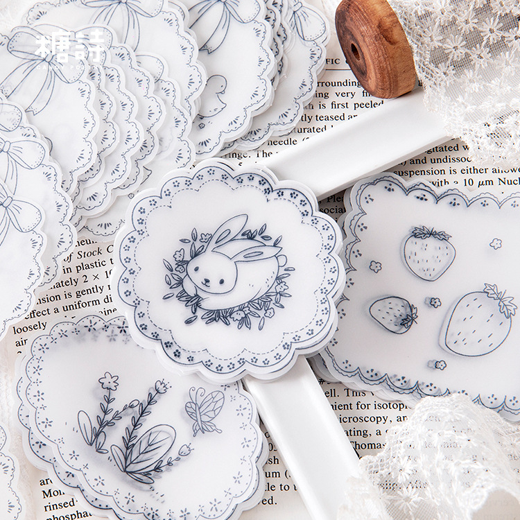 Miss Card Sulphuric Acid Paper Convenience Stickler Healing Planet Series Creativity Convenience Stick this translucent note pence this 8 paragraph