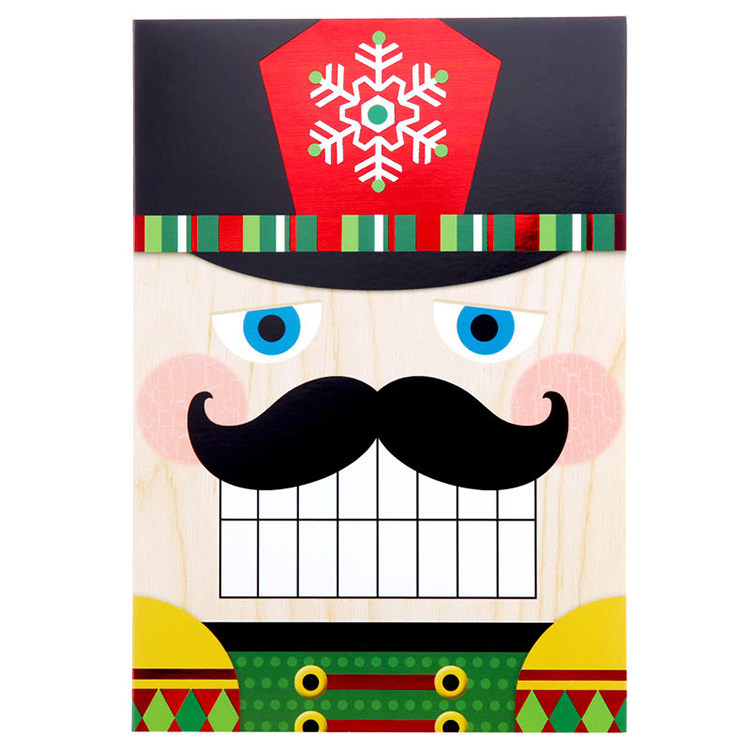 American HallmarkHallmark winter day New Year's Eve greeting card Vivu soldiers with Christmas holiday blessing cards