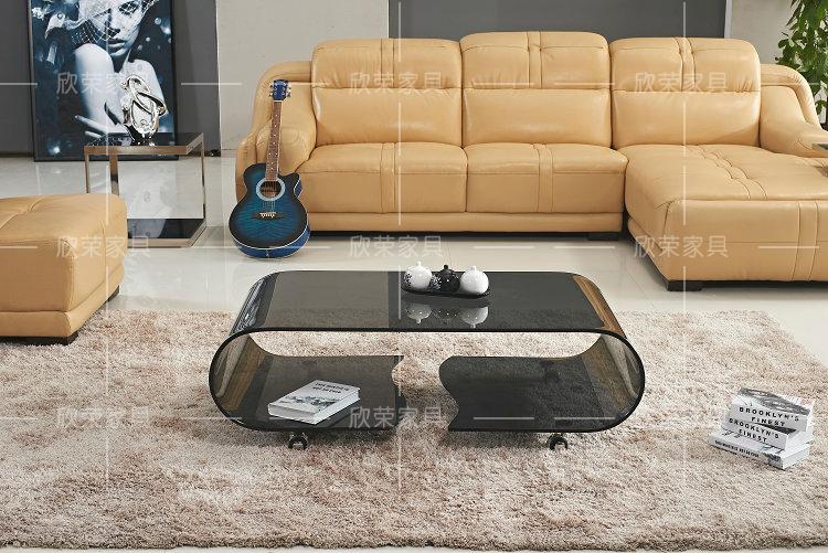 kính thời trang di động nhỏ bàn cà phê bàn ​​trà đơn giản tối giản hiện đại nội thất văn phòng sáng tạo ròng rọc bàn nhỏ trong phòng khách - Bàn trà mẫu bàn trà đẹp