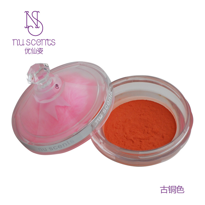 优仙姿 花香矿物质腮红6g  细腻粉末持久不浮妆可爱腮红粉 5色