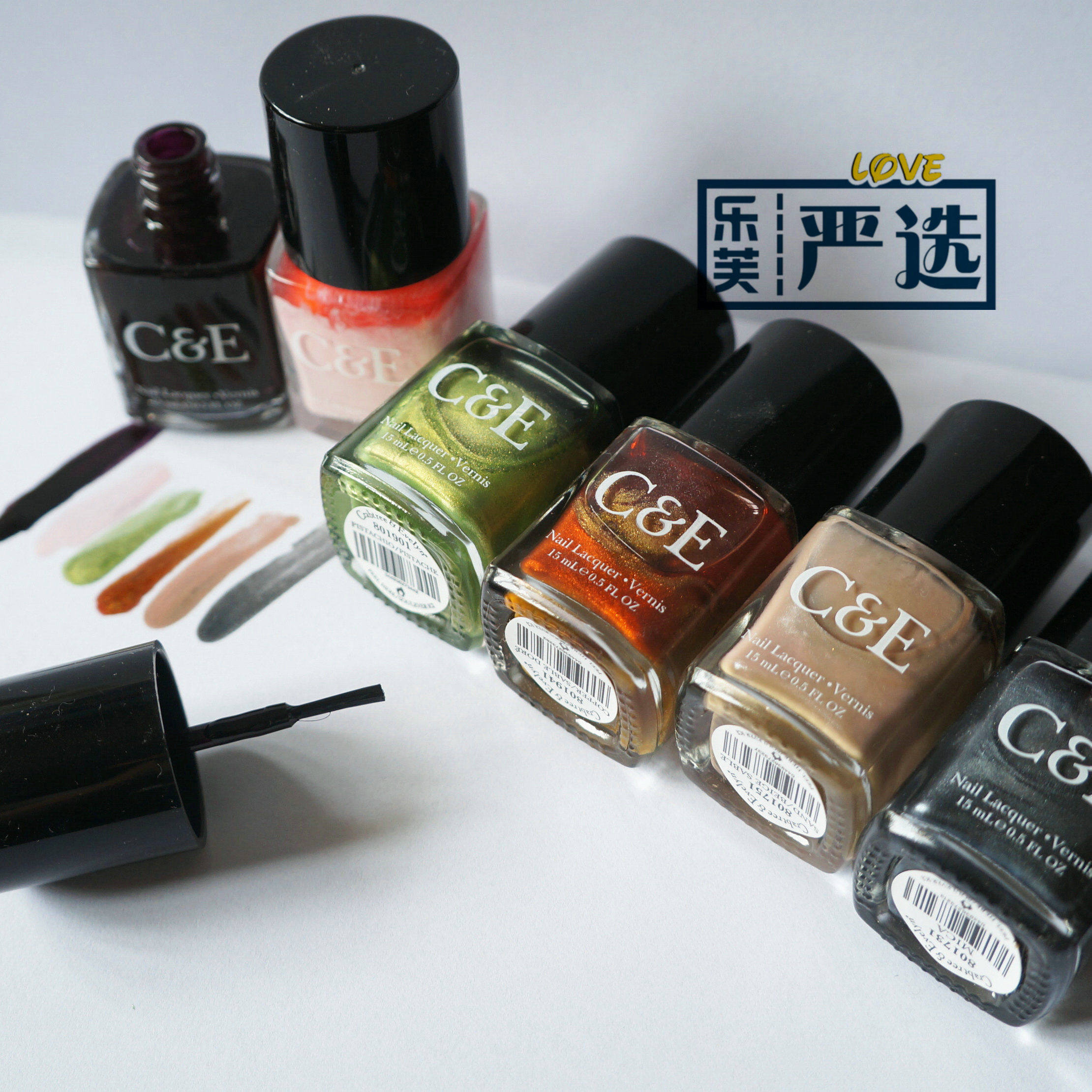 (Counter price 75) Crabtree imported plant extract nail polish is safe, environmentally friendly and easy to color