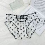 Кролик, нижнее белье, японские штаны, сексуальные тонкие кружевные шорты, комфортные трусы, средняя посадка