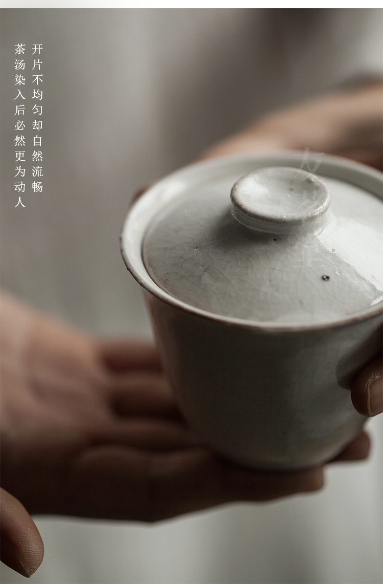 Youyitang Jingdezhen làm bằng tay đá trắng kungfu bộ trà đạo cụ Nhật Bản bao gồm bát trà bát TC1232 - Trà sứ bộ ấm chén pha trà đẹp