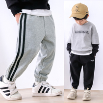 Boys pants Spring and Autumn Autumn 2019 new foreign style trousers thin childrens sports pants casual pants Korean version