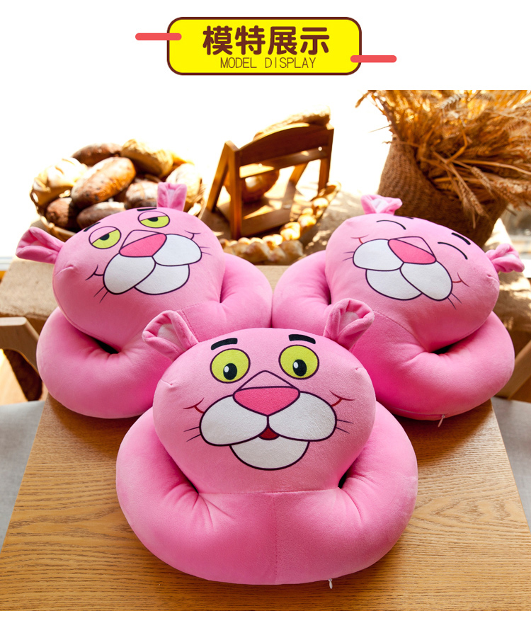 Dễ thương Pink Leopard Napping Gối Văn phòng Ngủ Gối Sinh viên Ngủ Gối Đệm Đệm Napping Artifact gối ôm ghế sofa