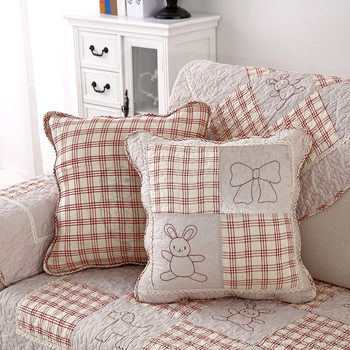 Patchwork fabric sofa cushion pastoral pastoral