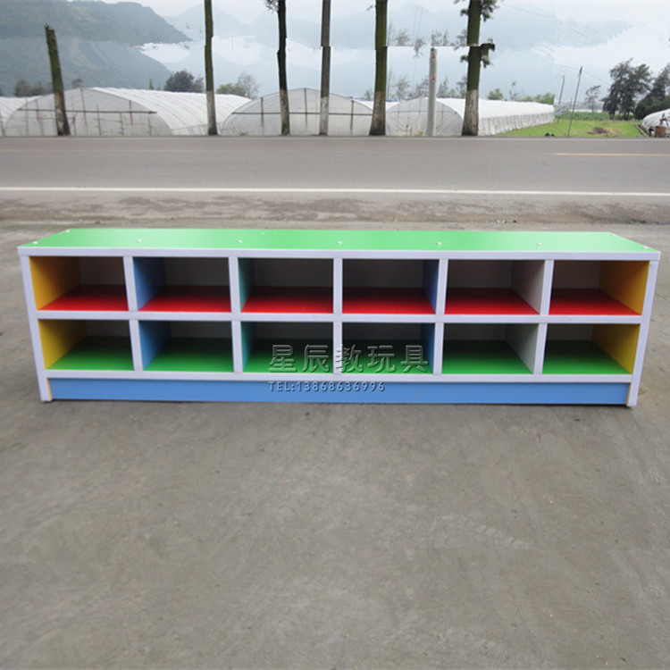 Playground Shoes Cabinet Changing Shoes chair Double use Children's shoe cabinet Toy Rack Containing Cabinet Kindergarten Special Shoe Cabinet-Taobao