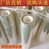 Прозрачная водостойкая глянцевая наклейка на стену