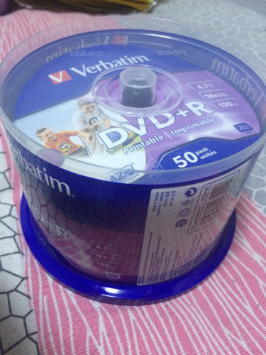 VerbatimDVD burning disc dvd printable DVD R4 7G16X blank disc disc 50 pieces