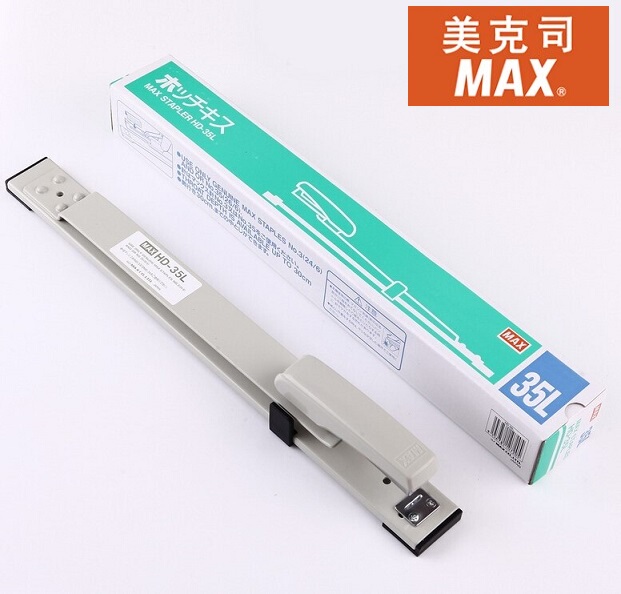 Japan Max Stapler Hd-35L Long Arm Stapler Stapler Stapler