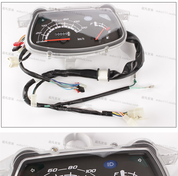 Siêu áp dụng cho Wuyang Honda Joy 100 / WH100T-H Dụng cụ lắp ráp đồng hồ đo dầu - Power Meter đồng hồ điện tử xe vision