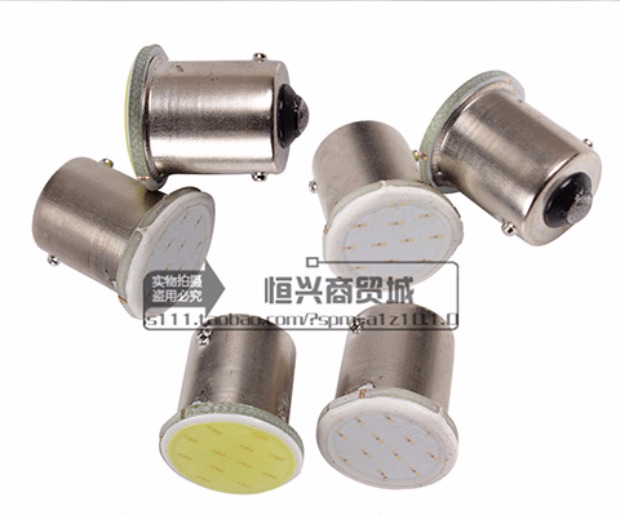 Đèn led xe máy 12V điện xe điện LED nhấp nháy bóng đèn nổi bật COB phía sau đuôi đèn báo rẽ đèn tín hiệu đảo ngược đèn led 7 màu cho xe máy