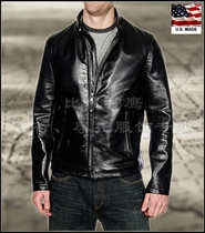 Schott NYC American native self-collar rider Iceland Waxer Skin Roll Jacket #654