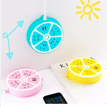 Plug board Dormitory student socket Intelligent USB plug board multi-function row plug Household multi-purpose with wire plug row