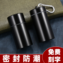 Aluminum alloy smoke tank 10 20 20 for mens coarse smoke large capacity metal box creative female fine smoke seal damp-proof bottle