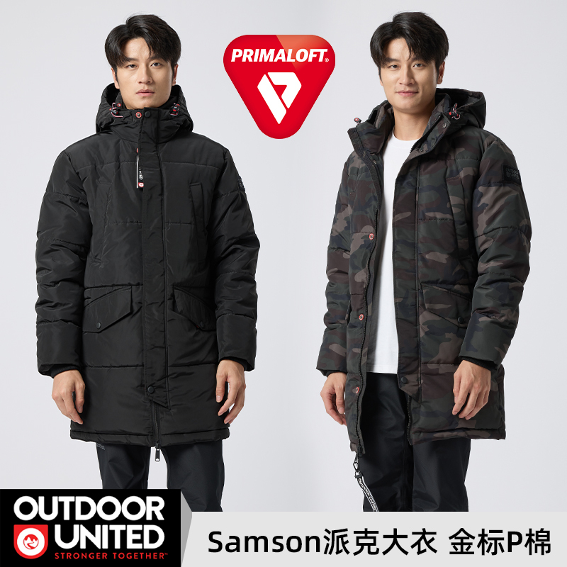 Outdoor United Men's Parka Gold Label P Cotton Primaloft Warm Parka Thickened Waterproof Outdoor United Men's Parka Gold Label P Cotton Primaloft Warm Parka Thickened Waterproof