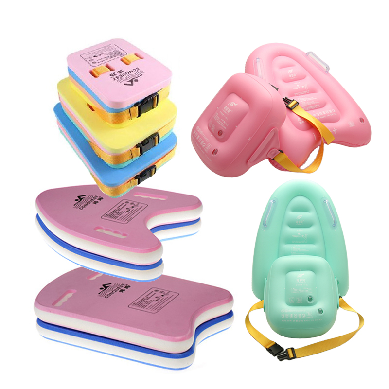 Inflatable floating board EVA thickened swimming board Children adult beginners learn swimming equipment back floating mark portable