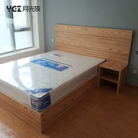 căn hộ nhỏ căn hộ nội thất tấm giường hiện đại hob gió công nghiệp Bàn Dresser 1.2 Mega giường dày toàn màn hình - Giường mẫu giường gỗ đẹp